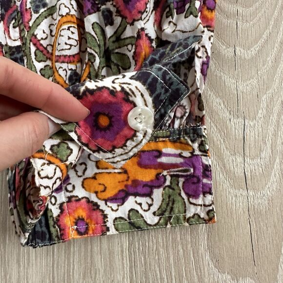 Rhode Pants Joggers Floral Colorful Cotton Boho Beach - Picture 4 of 12